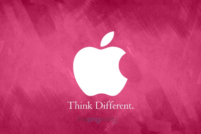 Apple Logo Pink Wallpaper HD apple icon,apple logo,png,vector,logo,black,wallpaper,2021,latest,pink background,pink,think different,apple,white apple logo